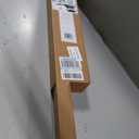 Ivilon Drapery Treatment Window Curtain Rod - Acrylic Ball 1 inch Pole. 48 to 86 Inch. Warm Gold