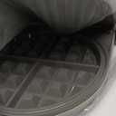 bella Flip-n-Store Waffle Maker with EverGood Ceramic Nonstick Coating, Fits-anywhere Kitchenware, Power Indicator Light, Cool Touch Handle & Cord Wrap, 7 Wide & 1" Deep Plates, 1000 Watt, Oatmilk