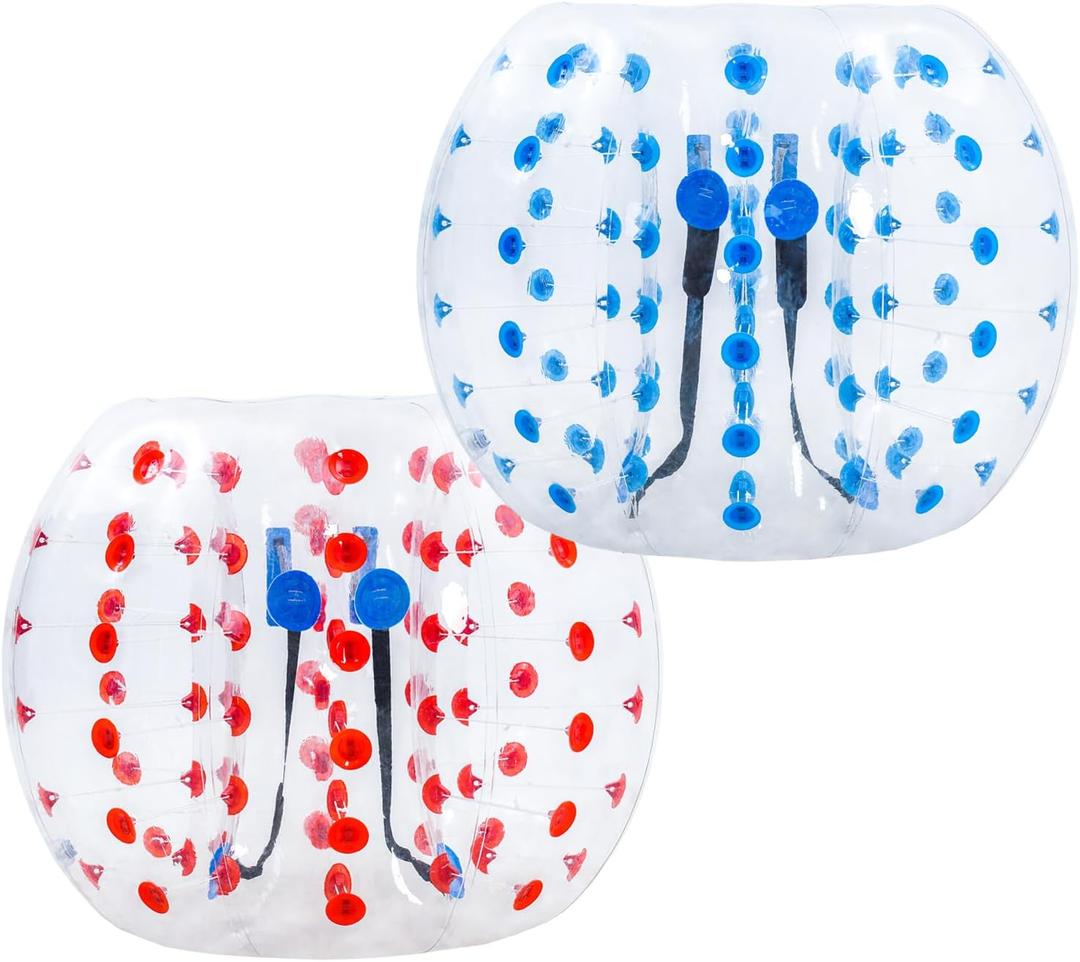 2PCS Inflatable Bumper Balls, 4Ft Human Hamster Ball, Zorb Ball for Adults or Children, Bubble Soccer for Sport Time