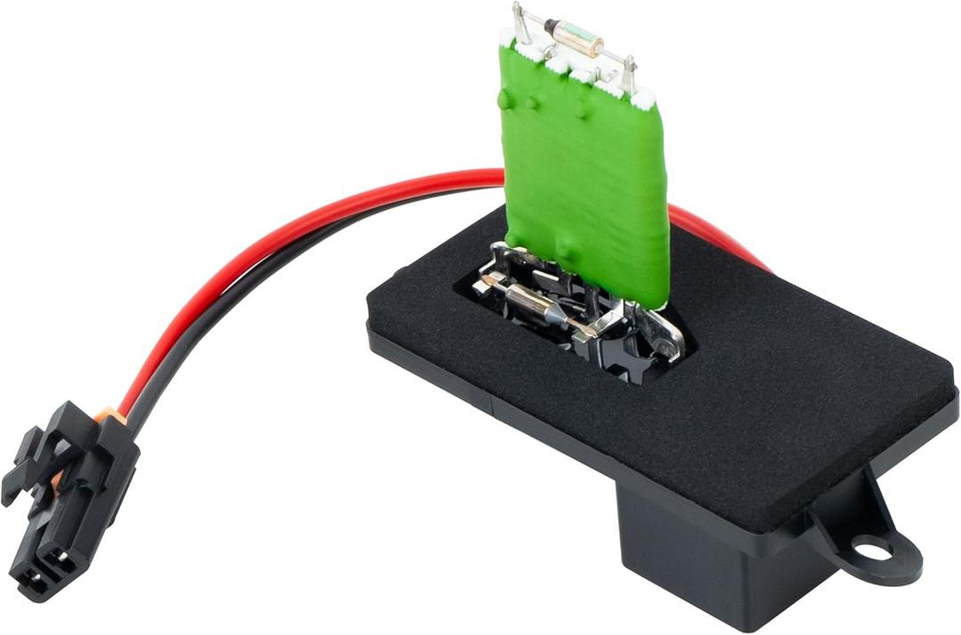 BlueStars 89019089 Blower Motor Resistor - Compatible with Chevy Cadillac GMC with 2 Bolt Mounting Flange - Silverado Avalanche Sierra Yukon Escalade - Replaces 973-409 15305077 22807122