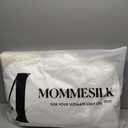 Mommesilk Silk Comforter/Duvet/Quilt, 100% Natural Long Strand Silk, Cool for Summer, Machine Washable, Weight 1kg King 92''x104'', White