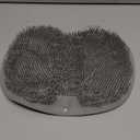 Shower Foot Scrubber Mat with Non-Slip Suction Cups, Foot Back Cleaning Pad Back Washer Exfoliating Bath Wash Pad, Wall Mounted Slip Suction Cups for Use in Cleaner Men and Women (Grey)