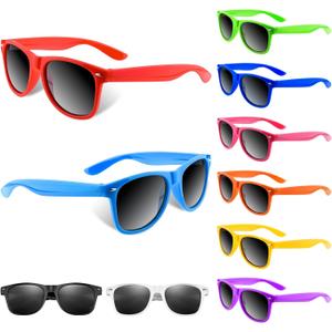 10/20/40 Pack Kids Sunglasses Bulk Retro Party Favors for Wedding Beach Summer Pool Party Supplies Goodie Stuffers