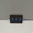 Syntech USB C Female to USB A Male Adapter 3 Pack, Type C Charger Cable Power Adapter Compatible with iPad Air 7, iPhone 17/16/15/14/13 Pro Max, Apple Watch Series 10/9/8, Samsung Galaxy S20 etc, Blue