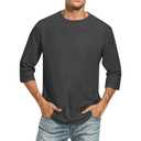 Mens Dri-Power Cotton Blend Long Sleeve Tees, Moisture Wicking, Odor Protection, UPF 30+, Sizes XL