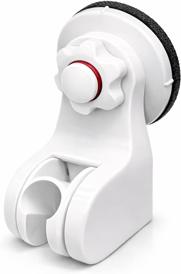 Pump&fix 45 Degrees Adjustable Handheld Shower Head Holder Suction Cup Wall Mount Bracket