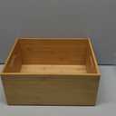 Prosumer's Choice Bamboo Storage Box - Wood Crate - Bamboo Box Storage for Kitchen, Living Room, Office - Arts & Crafts Container Caddy Basket - Home Decor & Organization Accessories 14"L x 11"W x 6"H
