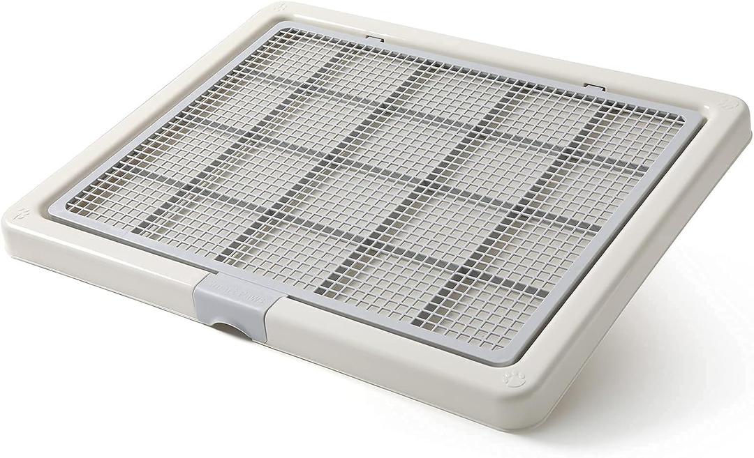 Smart Paws Large 76X62CM Pet Training Tray,Pet Training Pads Holder,Pet Toilet (Grey) (29.92x24.4 Inch (Pack of 1))