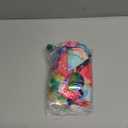 70s Hippie Costume for Kids Colorful Tie Dye Shirt Boys Girls 4Pcs Accessories Set for Halloween Party Cosplay, L