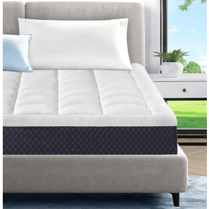 ELEMUSE Adults 5 Inches Cooling Gel Memory Foam Full Medium Firm Pillowtop