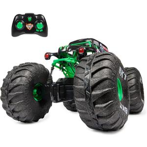 Monster Jam, Official Mega Grave Digger All-Terrain Remote Control Monster Truck, Over 2 Ft. Tall, 1:6 Scale, Kids Toys for Boys and Girls Ages 4 and Up (Mega Grave Digger (V2))