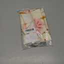 Women's Elegant Floral Print Sleeveless Short Dress French Romantic Style Crew Neck Beach Vacation Tunic Dresses (M)