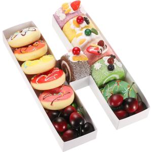 uxcell 10" Cardboard Letter for Charcuterie, Cardboard Food Tray for Graduation Anniversary Birthday Party Decorations Chocolate Candy Cupcake Container (White Letter H)