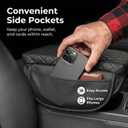 Center Console Armrest Cover Compatible with Ford Bronco Accessories 2021 2022 2023 2024 2025 2/4-Door with Leather Side Pockets Interior Accessories Prevent Scratching