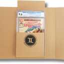 Gemini Wrap Mailer Comic Shipping Boxes - 35ct | Holds 15 Comics, 3 Graded Slabs, 10 Toploader Comics, 8 Magazines | Premium Customizable Gemini Mailers for Comic Books, Manga, Literature Mailers etc.