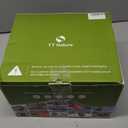 TT Nature Bird Feeder with Camera, Upgraded 1.5L Smart Bird Feeder with AI Identify for 10000+, Auto Capture & Real-time Notifications, Ideal Gift for Christmas (Wooden Roof)