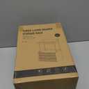 Delamu Bathroom Organizers and Storage, 2 Tier 3 Drawer Makeup Organizer Countertop, Easy to Install, Ideal for Bathroom Counter, Vanity, Ideal for Women Girls, Amber (3Drawers 1 Pack)