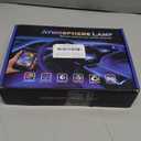 Dreamcolor Acrylic Interior Car LED Strip Light with USB/Type C, 43.3 inches Fiber Optic Ambient Lighting Kits, 16 Million Colors Sound Active Function Neon Accessories