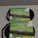 Flat Soaker Hose 100ft, Garden Hose with Heavy Duty Double Layer Design, Drip Irrigation Hose Saves 80% Water, Leak Proof Sprinkler Hose for Garden, Lawn, Vegetable plot (50ft x 2)