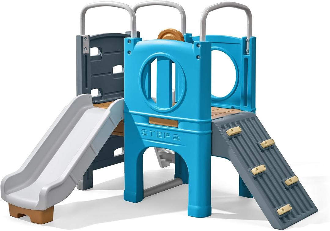 Step2 Scout & Slide Climber Playset for Kids, Outdoor Slide & Climbing Wall
Toddler Slide and Climbing Wall, Outdoor Playground for Backyard, Sturdy Plastic Frame with Metal Accents, Ages 2-6