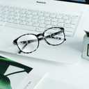 VisionGlobal Blue Light Blocking Glasses for Women/Men, Anti Eyestrain, Computer Reading, TV Glasses, Stylish Oval Frame, Anti Glare (Gray, +3.75 Magnification) (05_days_gray)