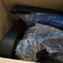 BestOffice | Ergonomic Office Chair | Mid-Back Swivel Desk Chair | Breathable Backrest & Lumbar Support | Adjustable Height | Sponge Seat | Rolling Wheels | Blue | for Adults & Women