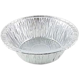 Durable Packaging 5 3/4" Deep Aluminum Foil Chicken Meat/Pot Pie Pan 50/Pk -Disposable Baking Tins (Pack of 50)