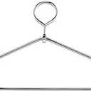 Radiation Lead Apron Hangers, Chrome, Heavy Duty Silver Metal Hanger ATTENUTECH Metal Hanger (Closed)