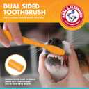2 x Arm & Hammer for Pets Fresh Breath Enzymatic Dog Dental Care Kit - Includes Dog Toothpaste, Dual Sided Toothbrush and Fingerbrush - Bad Breath Treatment, Chicken Flavor, 2.5 Ounce