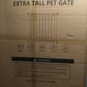 Amibud 41" Extra Tall Baby Gate for Big Dog No Jumping Over, 30-48.8" Wide Pet Safety Gate Indoor for Doorways No Drilling, Auto Close Child Puppy Gates for Stairways Pressure Mounted (Black)