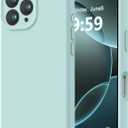 LOVE 3000 Designed for iPhone 16 Pro Case, Premium Silicone with [Soft Anti-Scratch Microfiber Lining] Shockproof Protective Phone Case for Men Women Girls 6.3", Mint