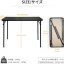 BOOSDEN Foldable Table and Chair Set, Folding Card Table and Chairs, Portable Table with Chairs for Indoor Outdoor, Tables Chair Set Space-Saver for Dining, Game, Camping, Apartment, 2 Pack, Black