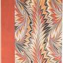 Rubedo (Cockerell Marbled Paper) Mini 12-Month Verso Hardback Day Planner 2025 (Elastic Band Closure)