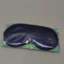 [1 Pack] QSYW Sleep Masks, Satin Eye Mask for Sleeping - Silky Eye Masks Bulk with Storage Bag & Elastic Strap,Blue