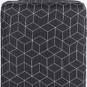 Washable Luggage Cover - Fashion Suitcase Protector Fits 27-30 Inch Luggage (Black Maze, L)