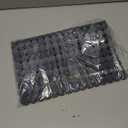 Qulable 2Pack Kitchen Sink Mat for Stainless Steel/Ceramic Sinks, PVC Eco-friendly Protectors for Bottom of Kitchen Sink, Adjustable, Fast Draining, Dots Design, 11.8x15.7 (Solid Gray)