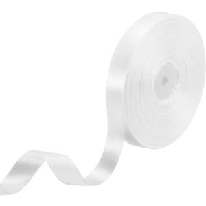 uxcell Satin Ribbon, 3/4 Inch x 100 Yards White Single Face Polyester Satin Ribbon for Gift Wrapping, Crafts, Wedding Party Decorations, Bow Making