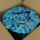 Coleman 50F Sleeping Bag, Comfortable Youth Sleeping Bag for Sleepovers & Camping, Fits Children up to 5ft Tall, Glow in The Dark Design, Stuff Sack Included, Machine Washable