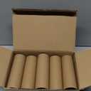 10 Pcs 75g/2.5oz Paperboard Deodorant Tubes Refillable Cardboard Tubes Empty Solid Perfume Container Lotion Sticks Jars for DIY Cosmetic Samples Deodorant - Brown