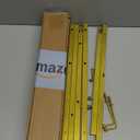 Gold Easel Stand for Sign - Heavy Duty Metal Freestanding Adjustable Display Stand (3-Tier), Large Professional Easel for Paintings, Artwork & Commercial Displays, Durable Exhibition Easel