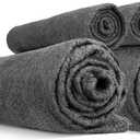 XANGNIER 4 Pack Car Drying Towel, Extra Large Microfiber Towels for Cars, Super Absorbent Micro Fiber Auto Drying Towel, Scratch Free, Reusable Wash Towels for Auto Detailing Flash, Car Cleaning Supplies (Dark Grey)