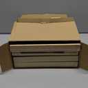 Egofine 11x14 Floating Frames Set of 4, Double Plexiglass Picture Frame, Made of Solid Wood Display Any Size Photo up to 11x14, Wall Mount or Tabletop Standing, Natural Wood