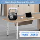 Adjustable Table Legs,Metal Adjustable Height Desk Legs,Adjustable Furniture Legs for Table Computer Desk Dining Table Office Desk(White) (4 pcs 13"-24")