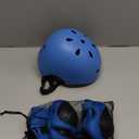 Adjustable Kids Helmet with Knee Pad, Elbow Pads & Wrist Guards - Toddler Bike Helmets for Ages 3-5, 5-8, 8-14 Years - Perfect for Skating, Biking, Cycling, and Skateboard - for Boys and Girls (blue)