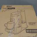 Ninja Pod & Grounds Specialty Single-Serve Coffee Maker, K-Cup Pod Compatible, Brews Grounds, Compact Design, Built-In Milk Frother, 56-oz. Reservoir, 6-oz. Cup to 24-oz. Mug Sizes, Stone, PB051ST