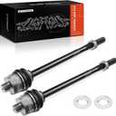 A-Premium 2 x Front Inner Tie Rod Ends, Compatible with Chevy Silverado 1500/2500/3500 (Classic/HD), Tahoe, Suburban 1500, GMC Yukon, Sierra 1500/2500/3500 (Classic/HD), Cadillac Escalade (ESV/EXT)