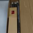 KAMANINA Long Curtain Rods for Windows 66 to 120 Inches (5.5-10ft), Bronze Heavy Duty Curtain Rod, 7/8 Inch Decorative Drapery Rod with Round Finials