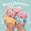 2 x 4 Pack Unicorn Stress Balls Toy Squishy Squeeze Toys for Kids Boys Girls Christmas Stocking Stuffers Birthday Valentines Day Card Prizes Party Favor Gifts