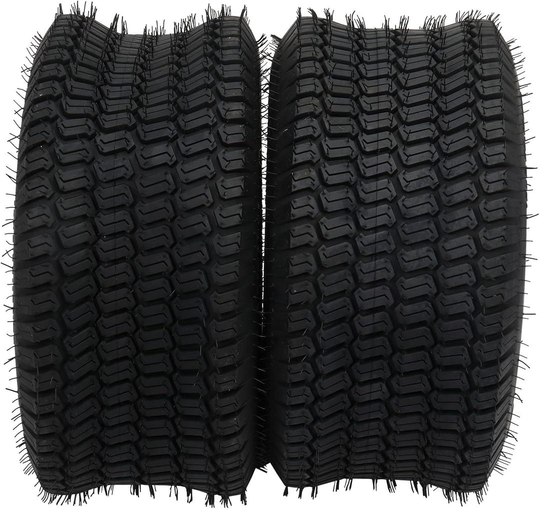 TUFFIOM 20x10.00-10 Lawn Mower Tires Set of 2, 4PR Turf Tire Lawn & Garden Tires, Compatible With Most Lawn & Garden Utility Vehicles, Tubeless