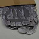 Blulu 8 Pieces Tombstone Yard Sign Halloween Sign Decoration with Stakes Waterproof Gravestone Halloween Yard Sign Corrugated Plastic Halloween Outdoor Decoration for Halloween Party, Garden